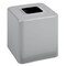 mDesign Metal Square Paper Facial Tissue Box Cover Holder